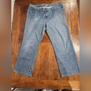 Ll Bean Favorite Jean Classic Blue Denim Jeans Size 18‎ Petite